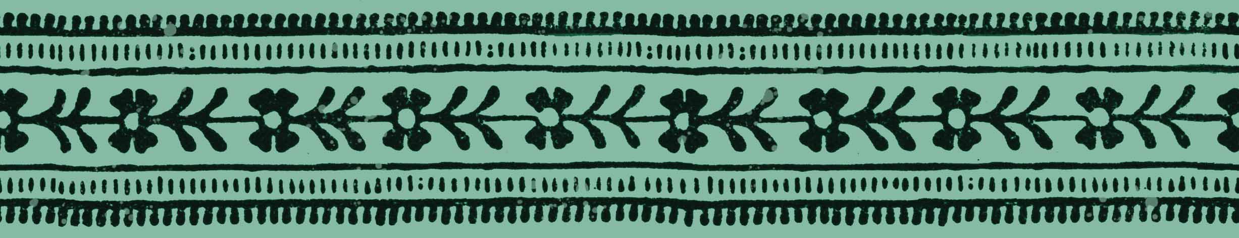 "Guirlande de fleurs" Border