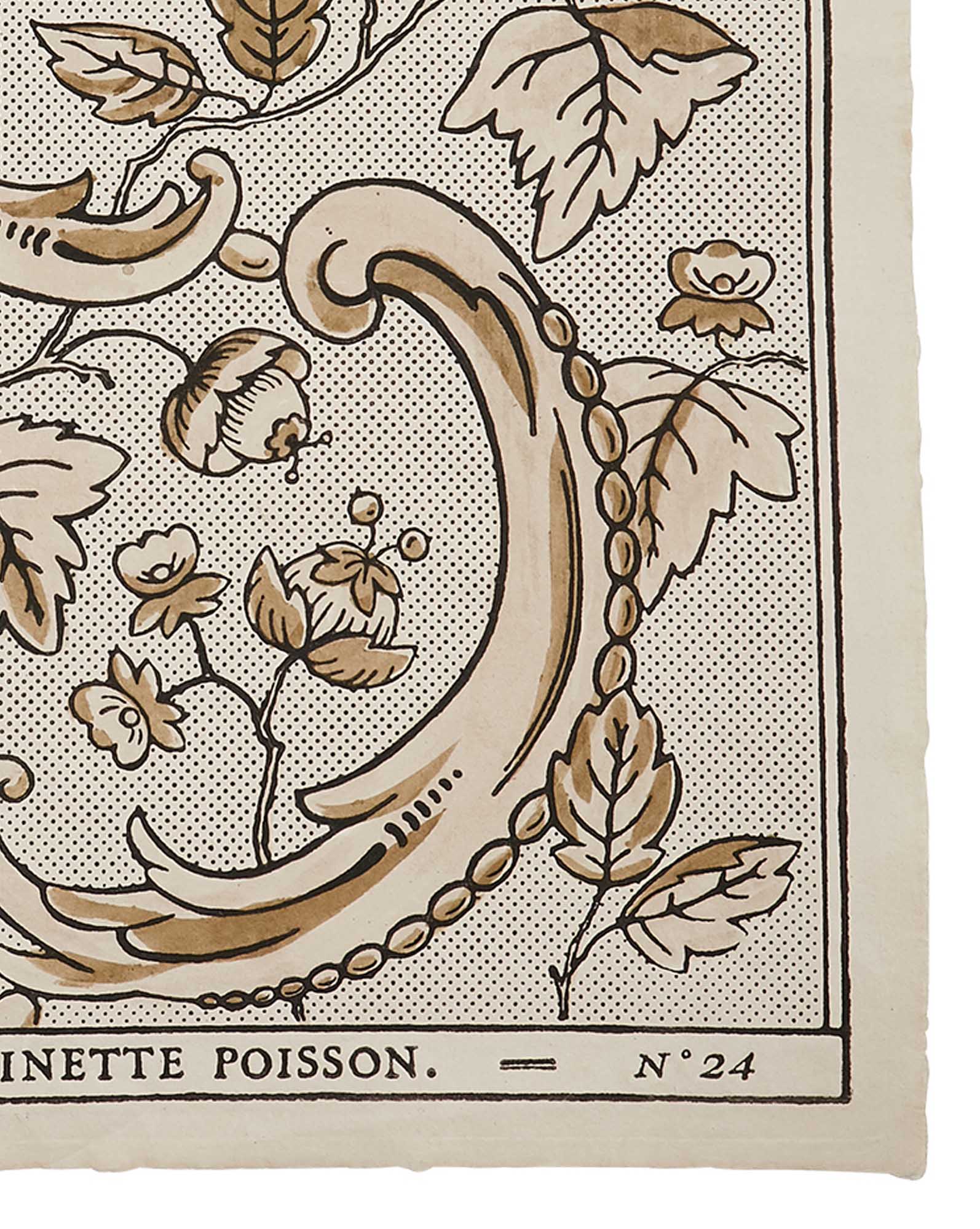 Papier dominoté "Oiseaux & Feuillages"