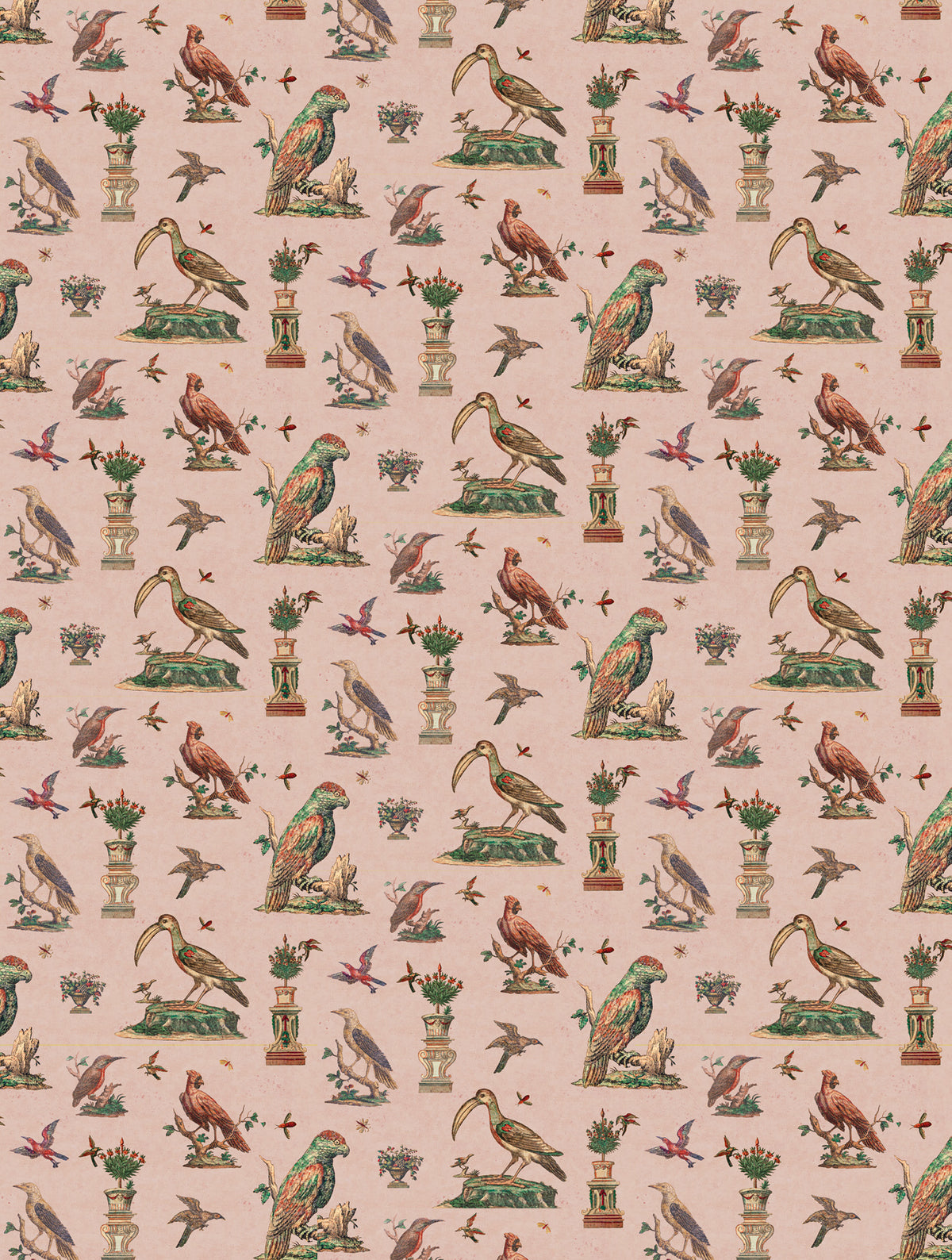 Papier peint "Les Oiseaux"