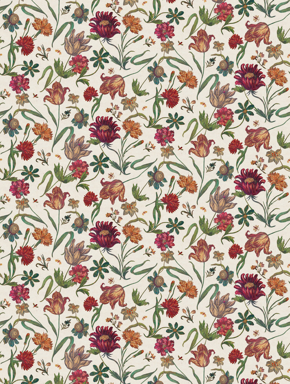 Papier peint "Jardin fleuri"