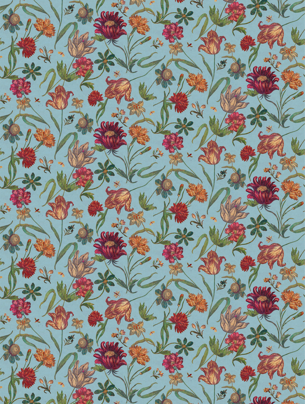 Papier peint "Jardin fleuri"