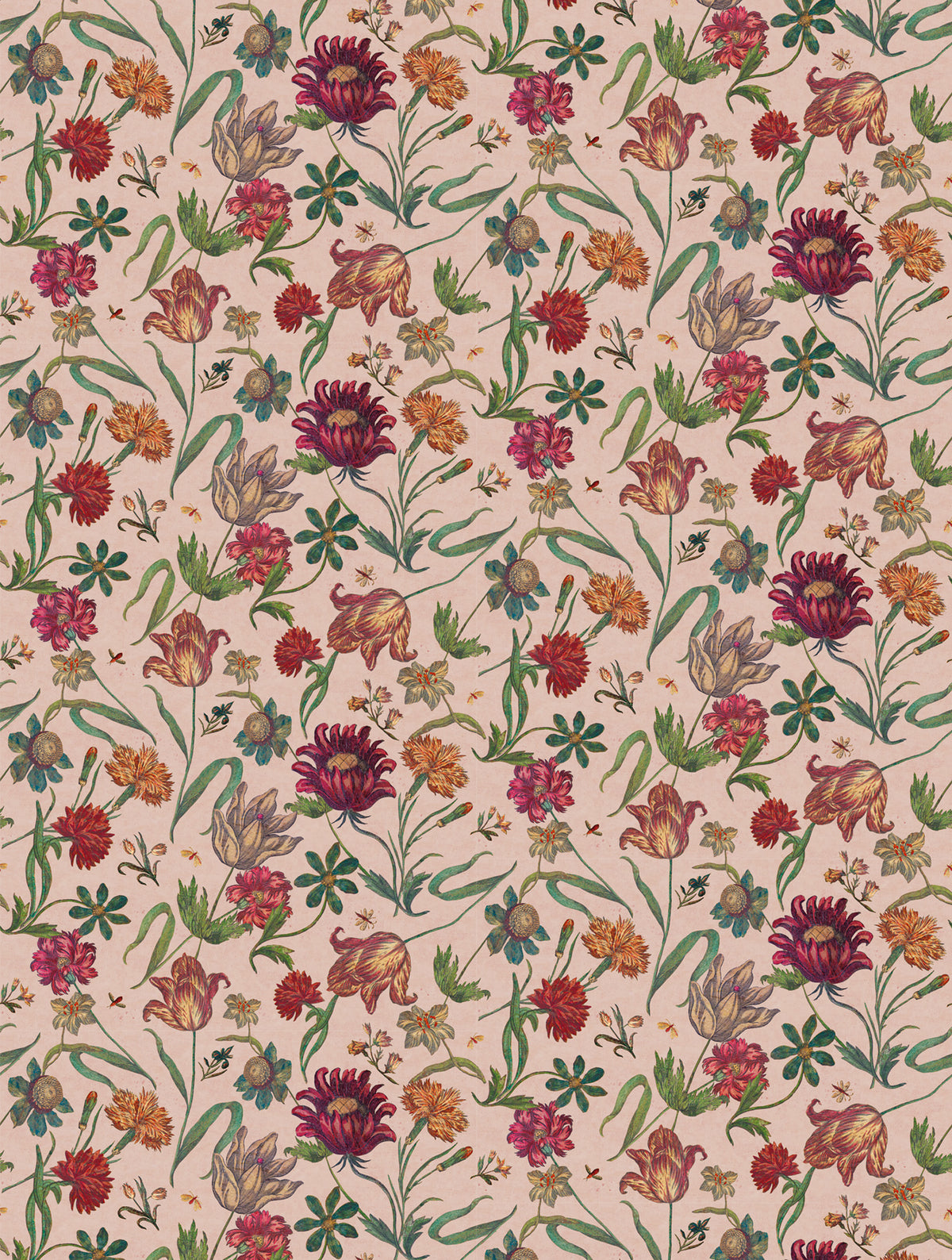 Papier peint "Jardin fleuri"