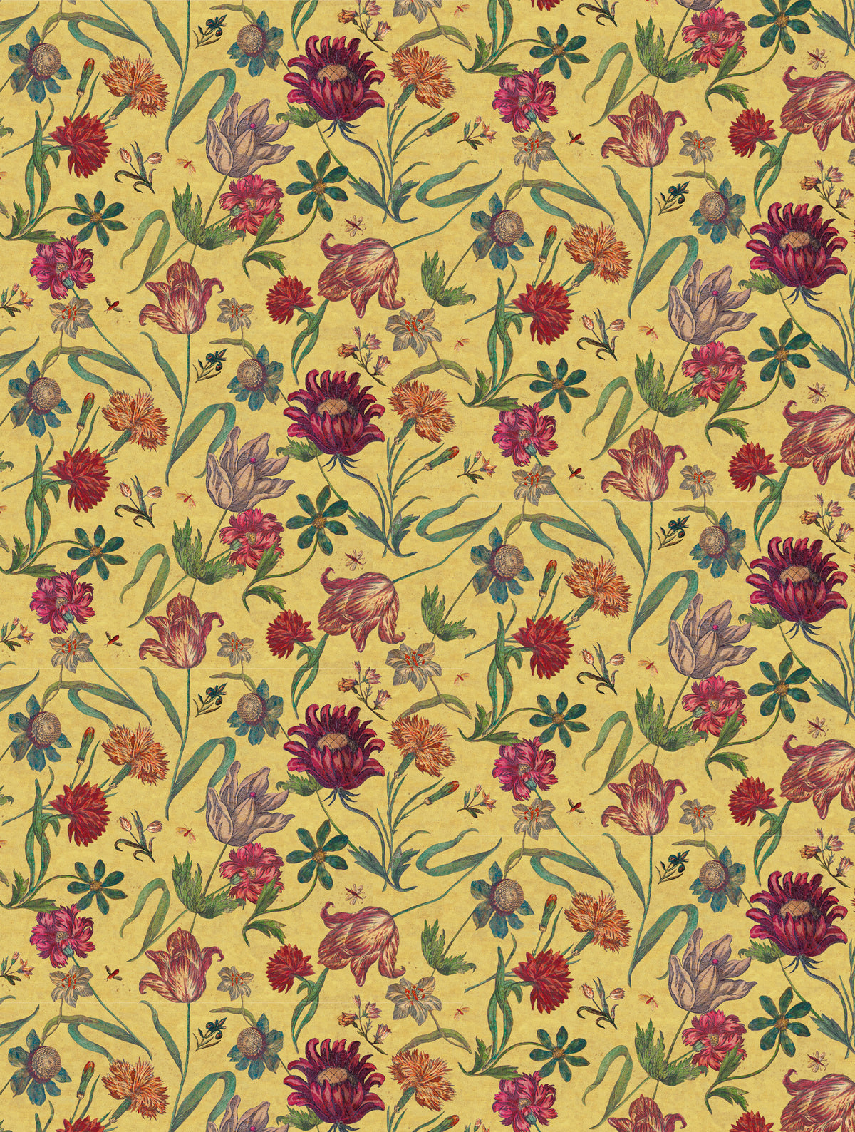 Papier peint "Jardin fleuri"