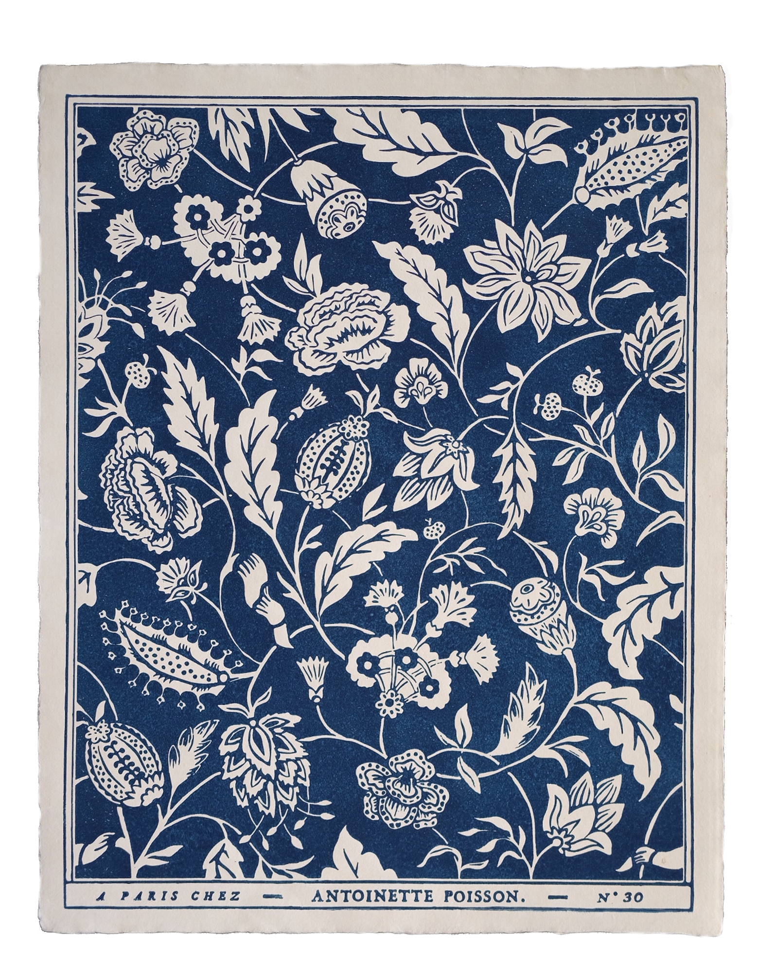 Papier dominoté "Indienne"