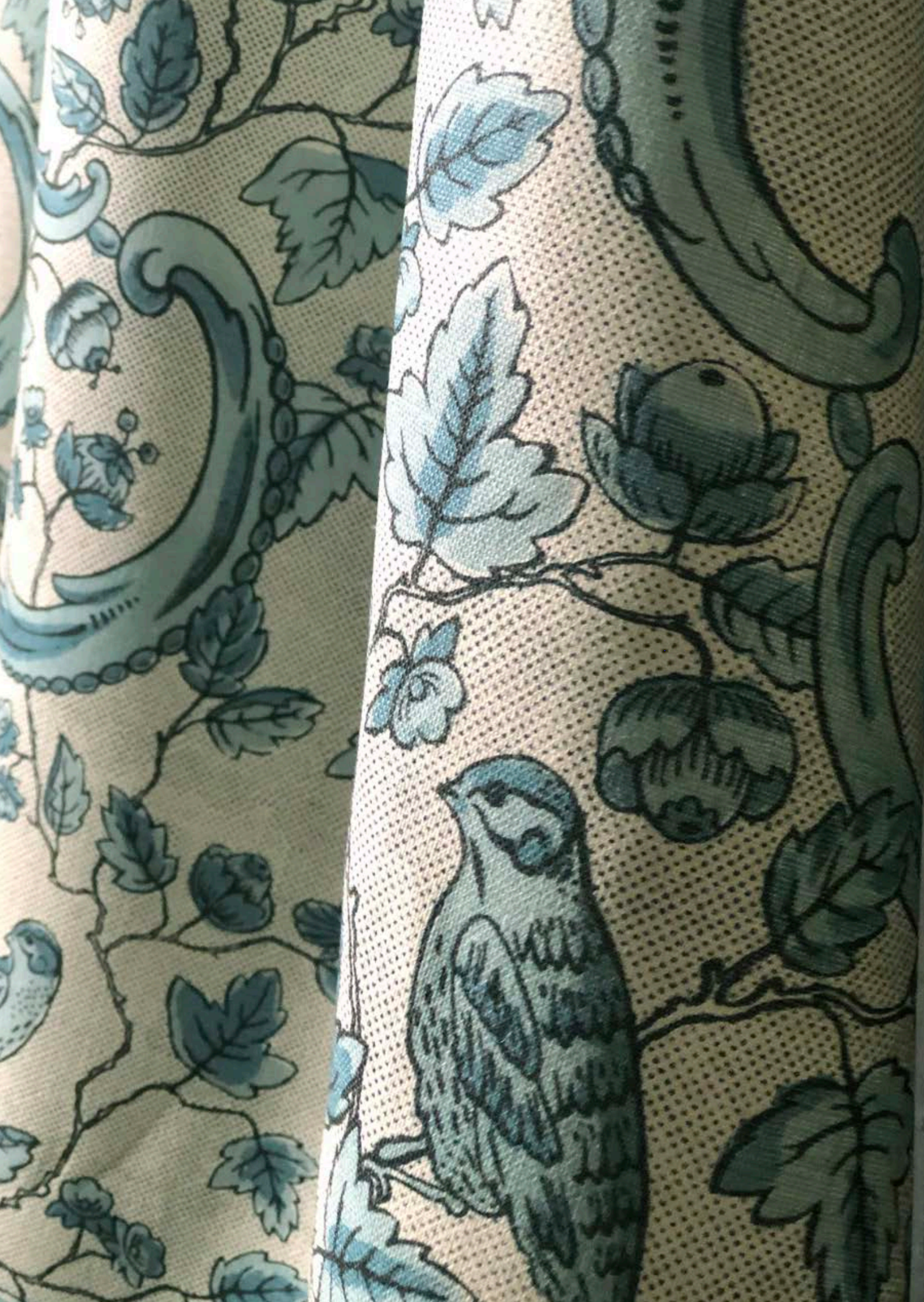 Coussin T2 "Oiseaux & Feuillage"