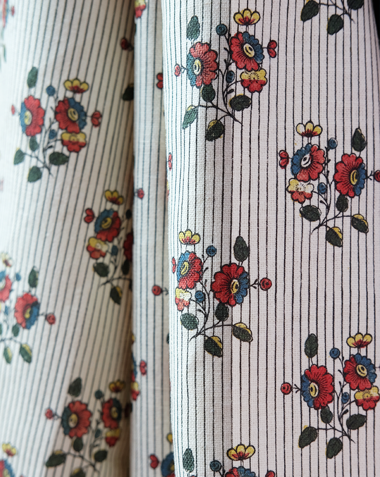 Tissu "Boutonnière"