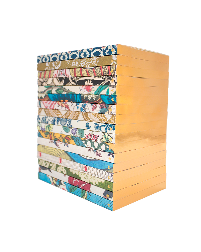 Cahier "Cœurs garance"