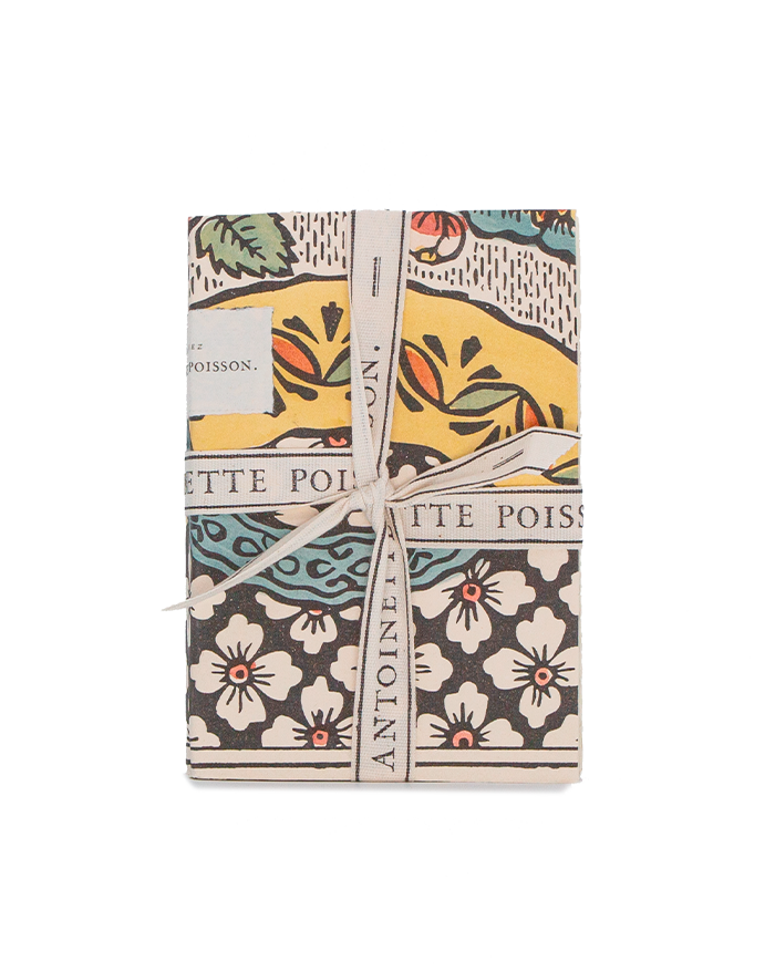 Hand sewn notebook "Coccinelle"