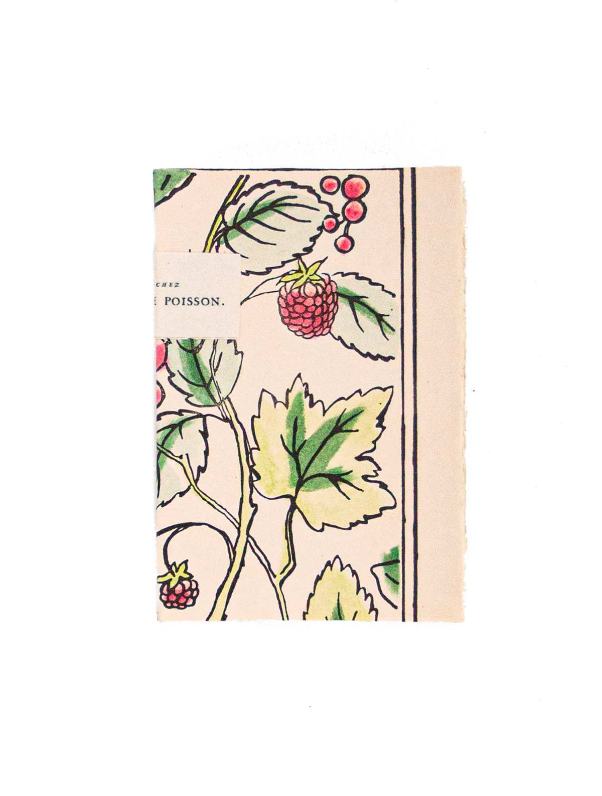 Hand sewn notebook "Puit d'amour"
