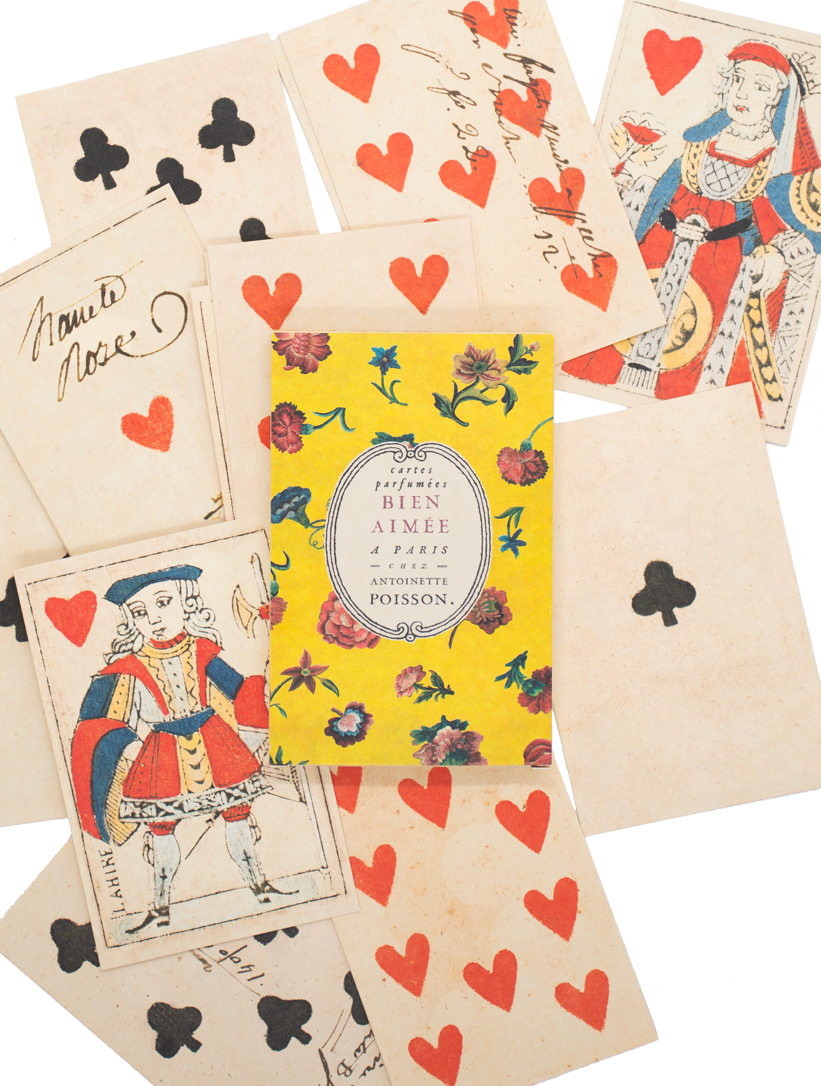 Cartes à jouer parfumées "Bien Aimée"