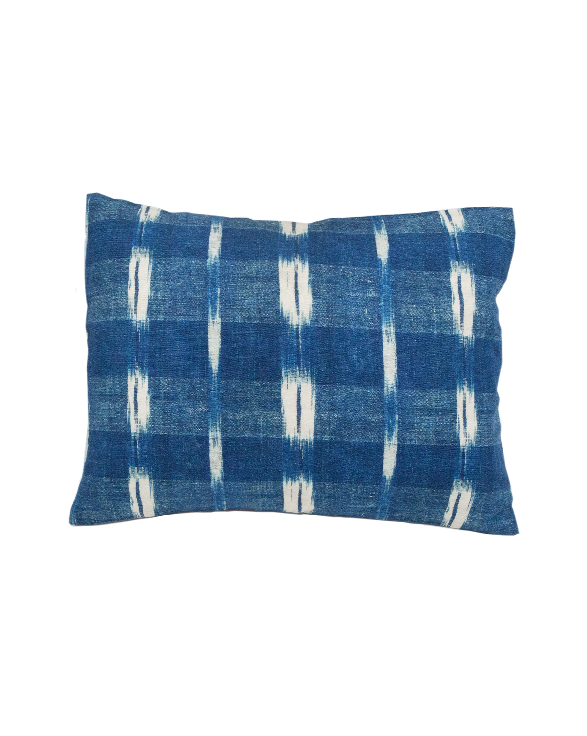 Coussin T1 "Flammé indigo"