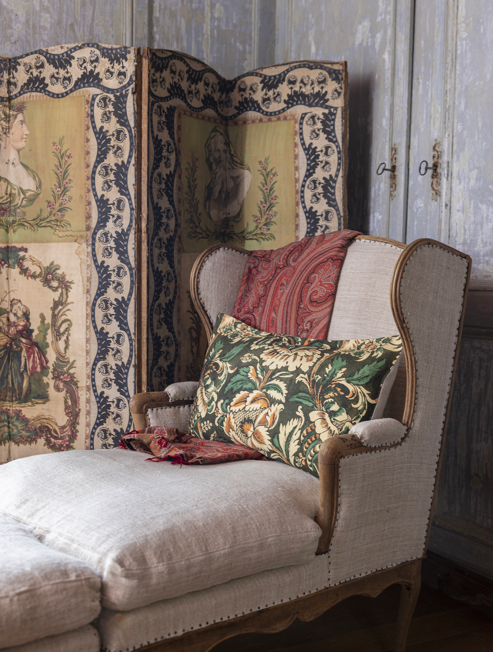 Coussin T2 "Grands pavots"