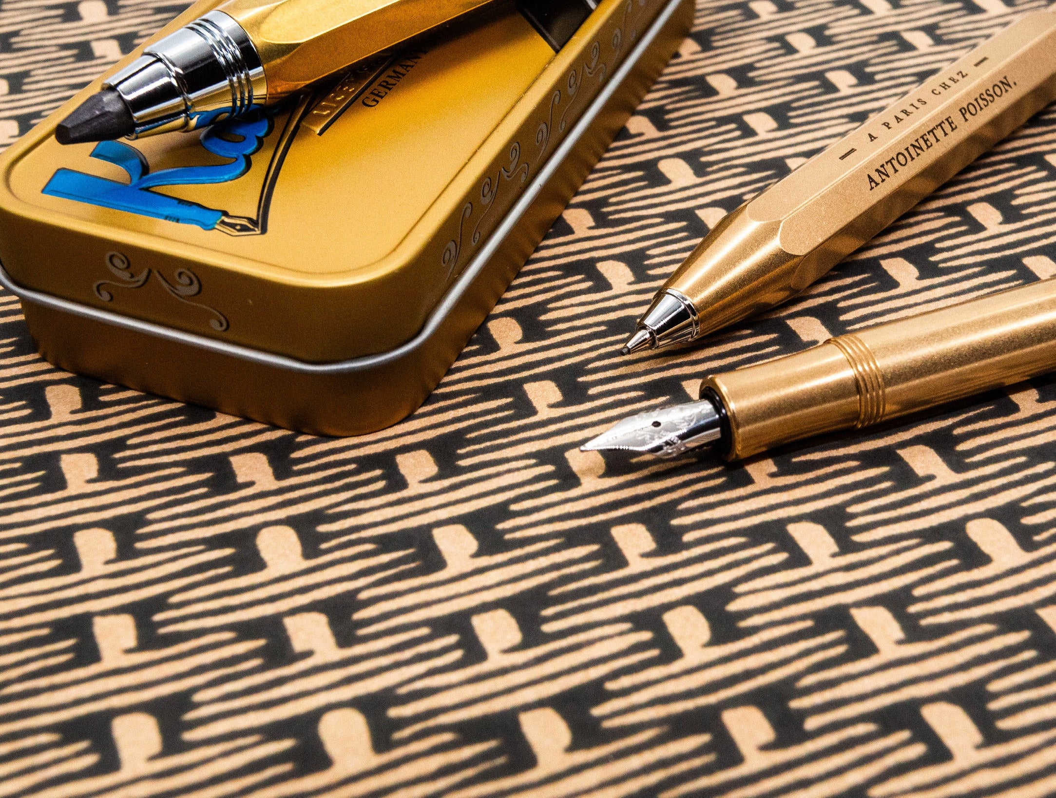 Brass mechanical pencil 0,7mm