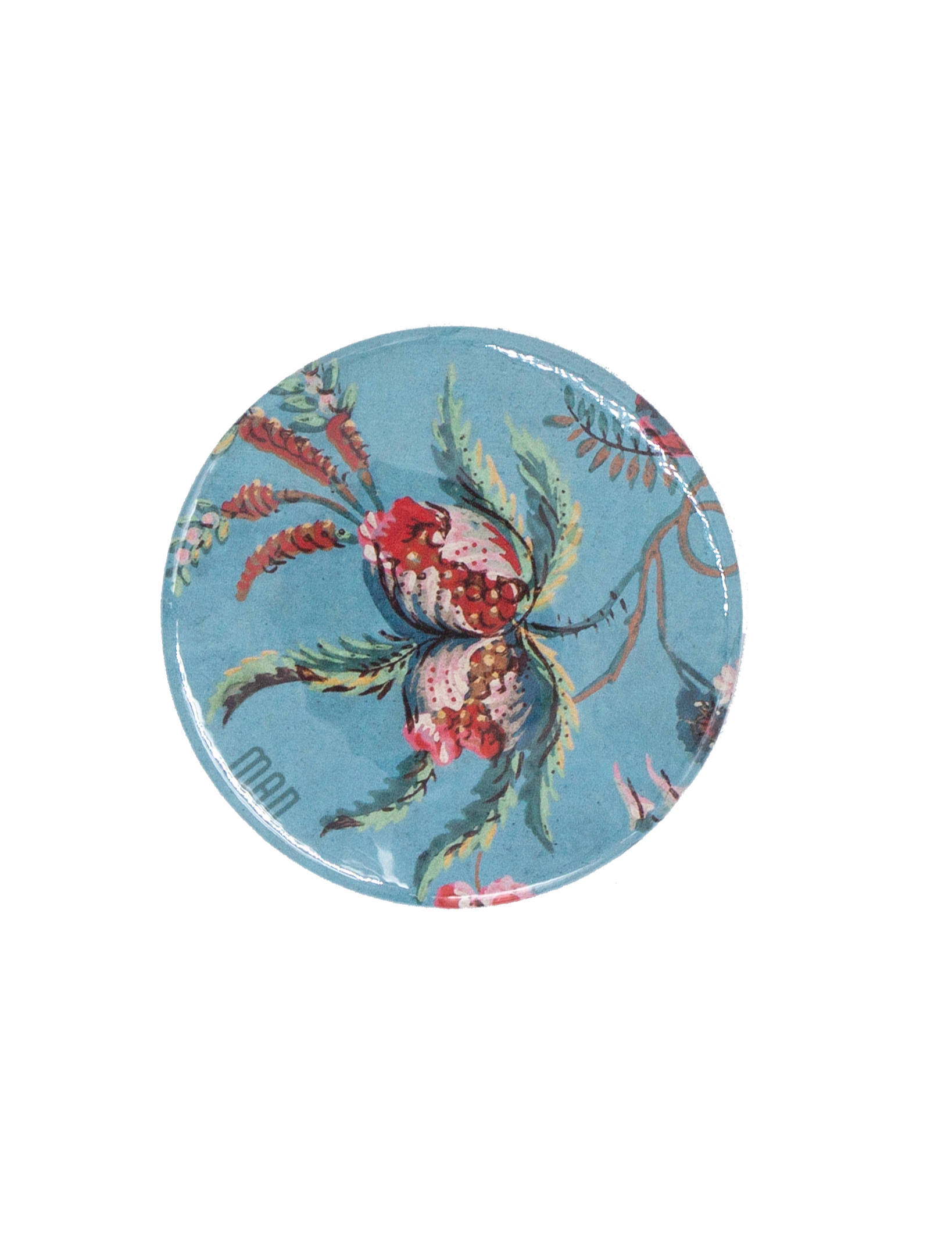 Miroir de poche "Pagode" fleurs