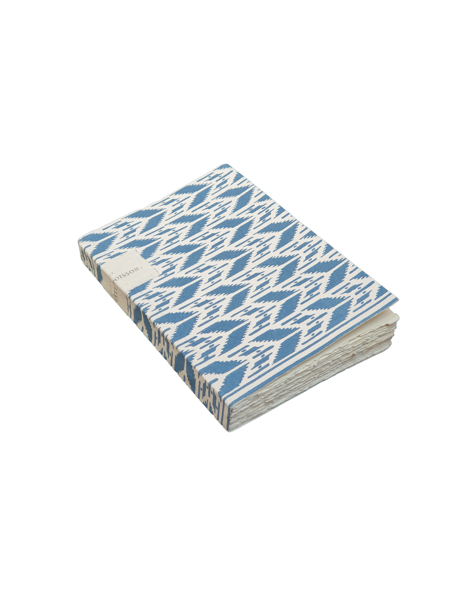 Carnet cousu main "Petit ikat"