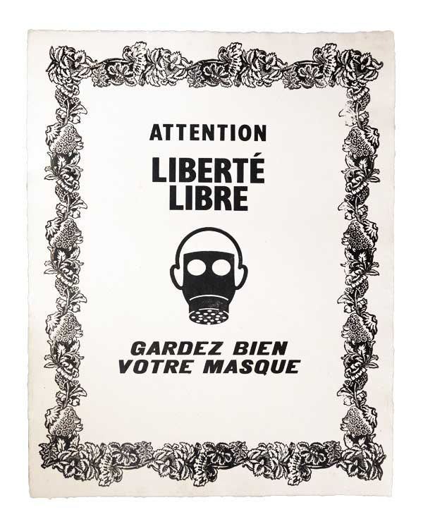 Poème Affiche "Liberté libre"